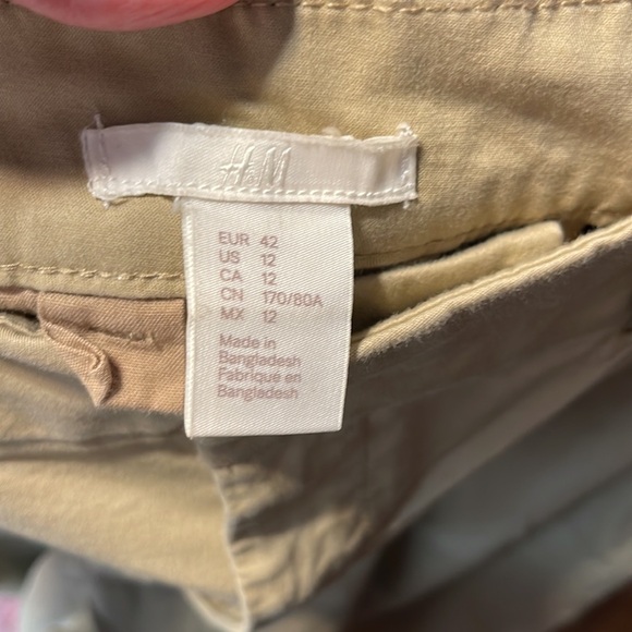 H&M Pants 12 Bundle Black Khaki Chinos Ladies logg Office Dressy Preppy Stretch - Picture 7 of 16